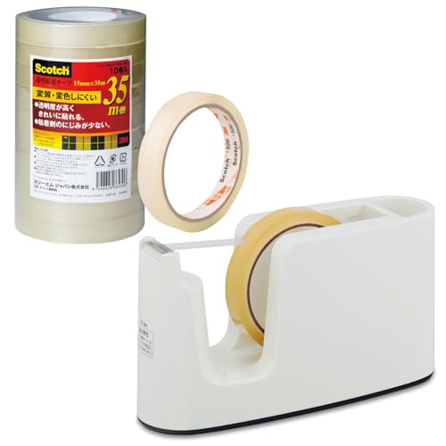 vX e[vJb^[ e[vȒP yĕt TC-401 zCg 31-272+3M X[G XRb` Zne[vϐFɂ e[v 努 10 15mm×35m 500-3-1535-10P