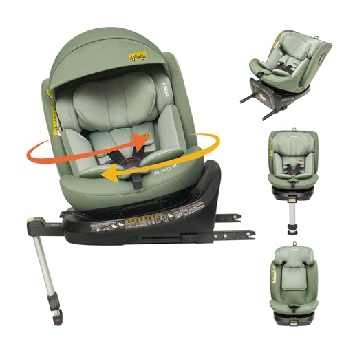 Jovikids i-Size 360 Rotating Car Seat, Green
