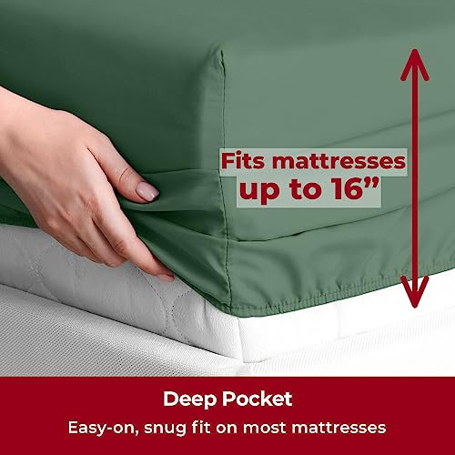 image for Mellanni Twin Sheets Set - 3 PC Iconic Collection Bedding - Hotel Luxu