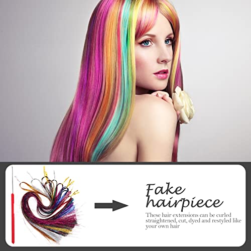 STAHAD 1 Conjunto Com Extensões Peruca Brilhante Clipe de Brilho Feminino Ferramenta de Fada Cores L