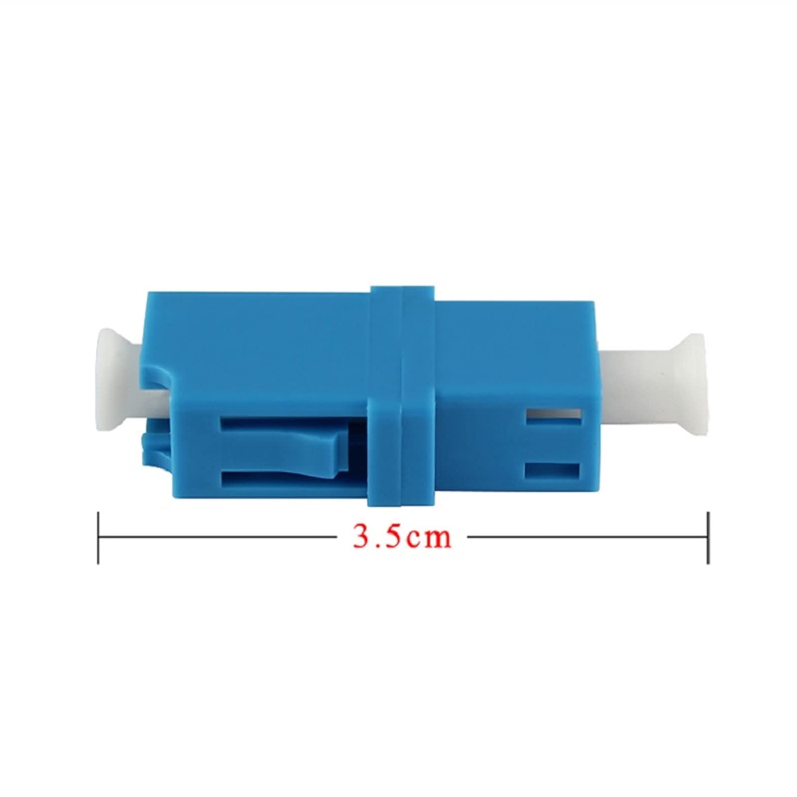 Accessoires de Fibre Optique dix 0PCS LC UPC Adaptateur de Fibre Optique en Plastique Singlemode LC UPC Coupleur de Bride de Fibre Connecteur