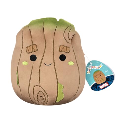 SQUISHMALLOWS SQDI01352 Marvel Groot 20 cm Official Jazwares Plush Super Soft Cuddly Toy