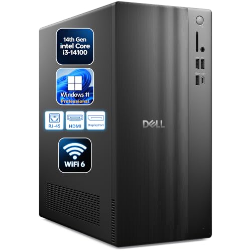 Image of Dell Pro Tower Desktop PC Business Computer, 16GB DDR5, 1TB SSD