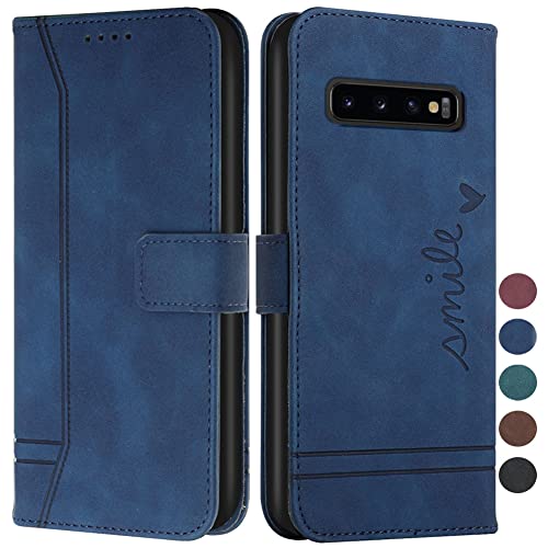 Funda para Samsung Galaxy S10 Smile Blue ideal para viajar ligero con soporte de vídeo