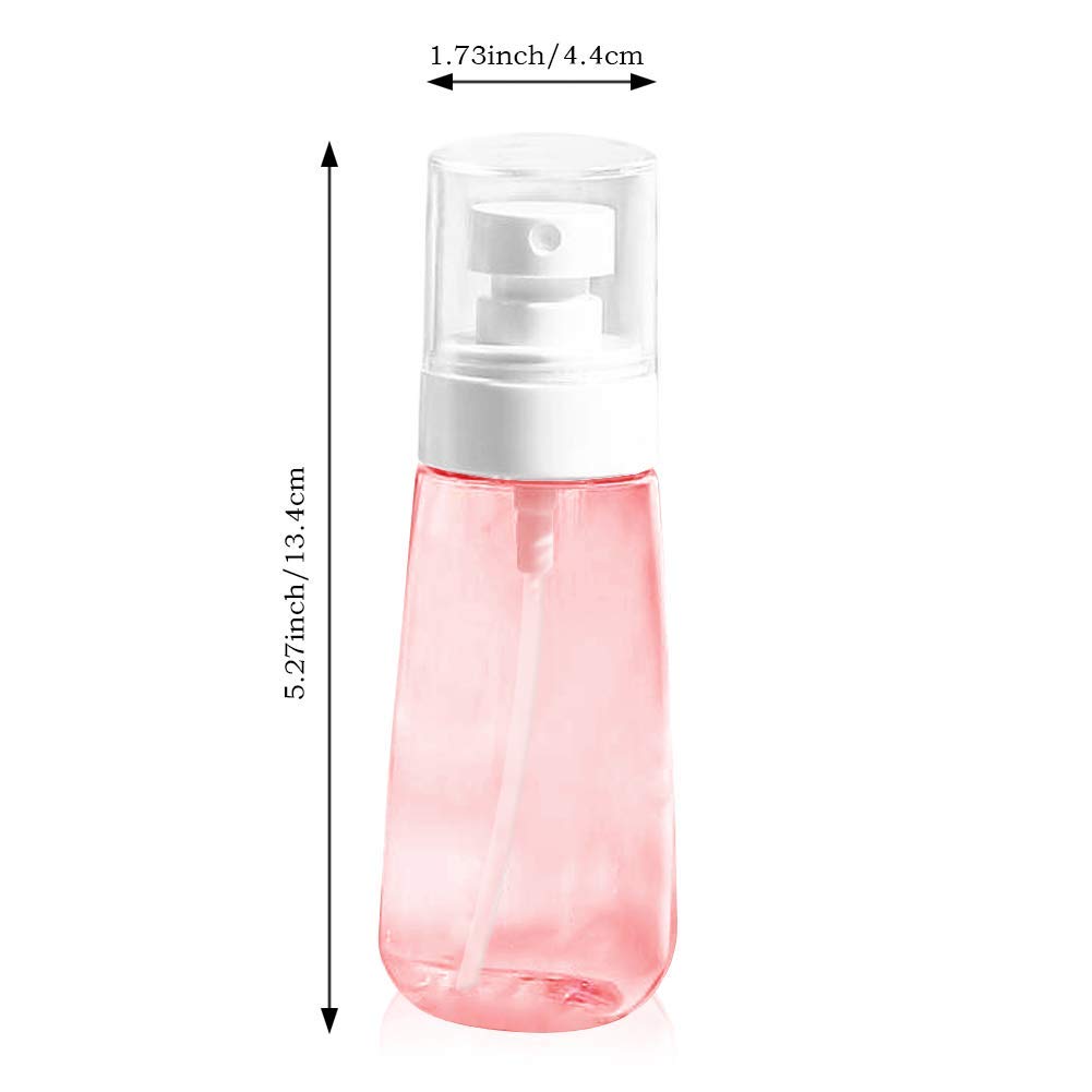 Fine Mist Spray Bottle 3.4oz/ 100ml Empty Cosmetic Refillable Travel Containers Clear Toiletry Bag Quart Size Bag Travel Makeup Cosmetic Bag image 4