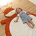 RUGUIES-Tapis Eveil Bébé-Matelas de Sol pour Enfant-Tapis très épais pour Ramper et Jouer -Doux et interactif pour la Gymnastique et la psychomotricité-Cadeau pour la Naissance. Baby Shower. XL (Fox)
