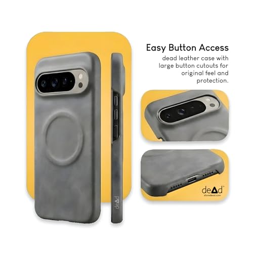 Image of dead Suede Leather Back Cover for Google Pixel 9 (Tan)