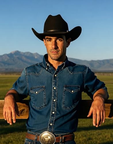 Image of thuizen Western Cattleman Crown Cowboy Hat