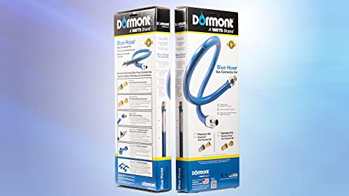 Dormont 3/4 In x 48 In Blue Hose Deluxe Gas Hose Connector Kit (2 Pack)
