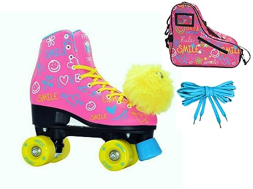 Epic Blush High-Top Indoor Outdoor Quad Roller Skate Limited Edition