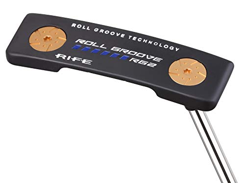 Rife Golf Roll Groove Technology Series Right Handed Rg2 Widened Heel Blade Putter Precision Milled Face Edge Cavity And Bumpers Ensures An Ideal Weight Distribution And Balance (Right, 35) #TOP5
