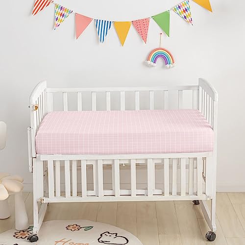 Image of Crib Bedding Set,3pcs Nursery Crib Bedding with Comforter Crib Sheet & Crib Skirt,Pink Gamepad Printed Nursery Bedding for Baby Boys and Girls(Gamepad Pink)
