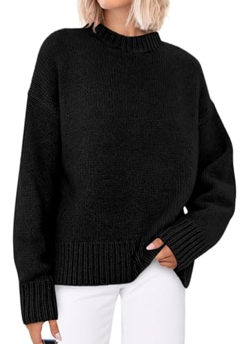 PRETTYGARDEN Womens Sweaters Fall 2025 Trendy Casual Crewneck Long Sleeve
