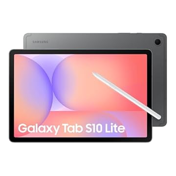 Samsung Galaxy Tab S10 Lite, 6 GB de RAM, 128 GB, expansão de 2 TB, bateria de longa duração, LCD de 10,9 polegadas, S Pen para anotações, Exynos 1380, círculo para pesquisar, ferramentas de IA, cinza