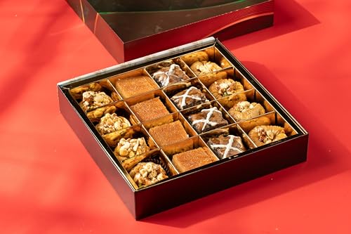 Image of Bharat Baklava Assorted Gift Box 350g | Cashew & Almond Tart, Simsimia, Finger Baklava | Premium Festive Sweets for Any Occasion