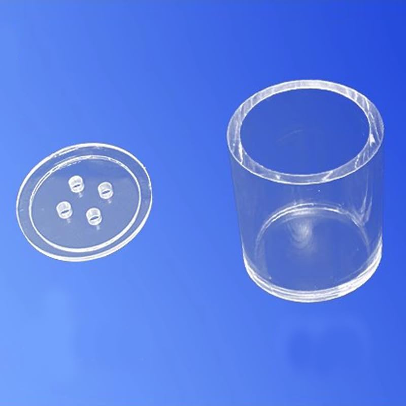Cellule électrolytique transparente contre la corrosion pour test 100ml