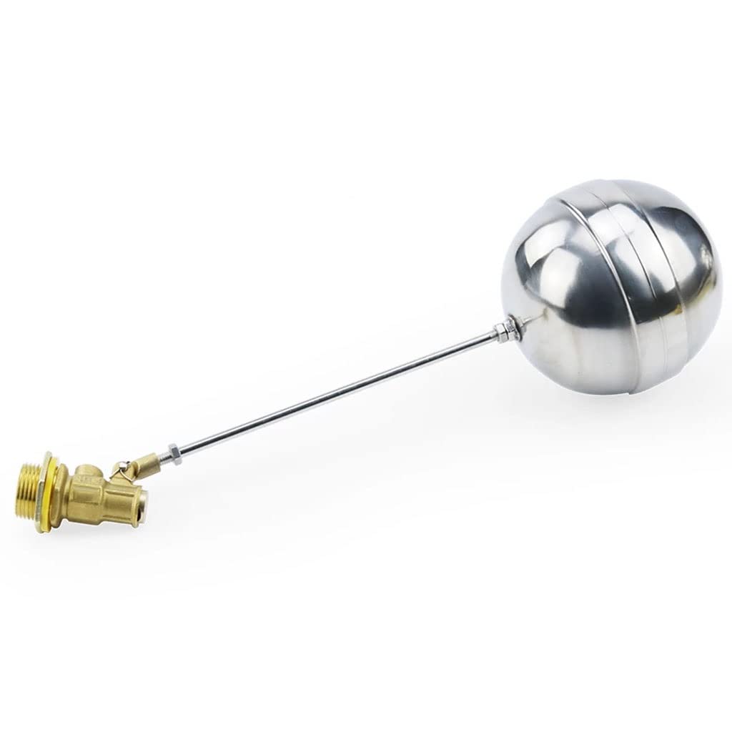 1pcs, 1/2" 3/4" 1" Stainless Steel Flow Control Cistern/Expansion Tanks Floating Ball Valve DN15 DN20 DN25(3/4inch)