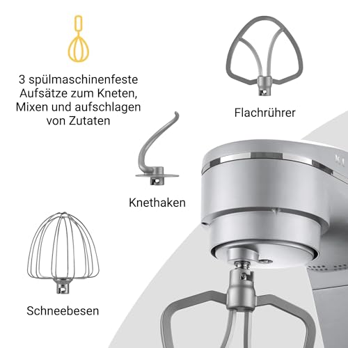 stabil auf Anti-Rutsch-Füßen für sicheren Betrieb in jeder Küche. (118 Zeichen) - Detailansicht von Die KLAMER...