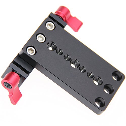 Camvate Tripod Mount Plate 15Mm Railblock Rod Clamp For Dslr Camera Rig Support #TOP3
