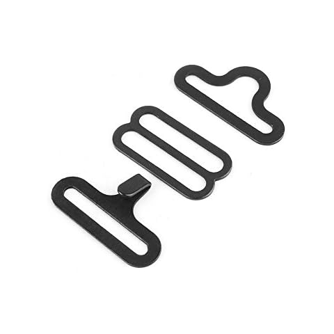 Jectse 50Pcs Bow Tie Clips,20mm Adjustable Hook Cravat Clips,Thin Hardware Cravat Clip Hook Fastener,No ,for Necktie,Strap on Bow Ties Cover