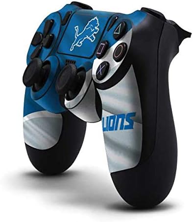 Miniatura 2 de Skinit Calcomanía para juegos compatible con PS4 ProSlim Controller, diseño oficial de los Detroit Lions de la NFL