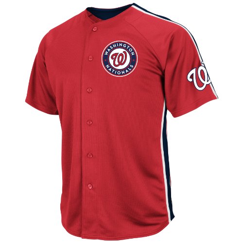 MLB Washington Nationals Men's B Harper 34 Crosstown Rivalry Jersey, Red/Navy/White