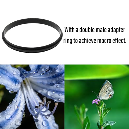 Anillo Adaptador de Lente Macho a Macho 67-67 mm para Fotografía Macro | Anillo Adaptador Macho de Aluminio miniatura 4
