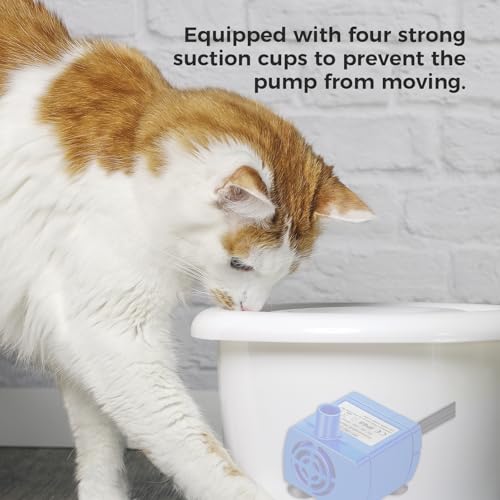 Bomba para fuente de agua para gatos y mascotas miniatura 6