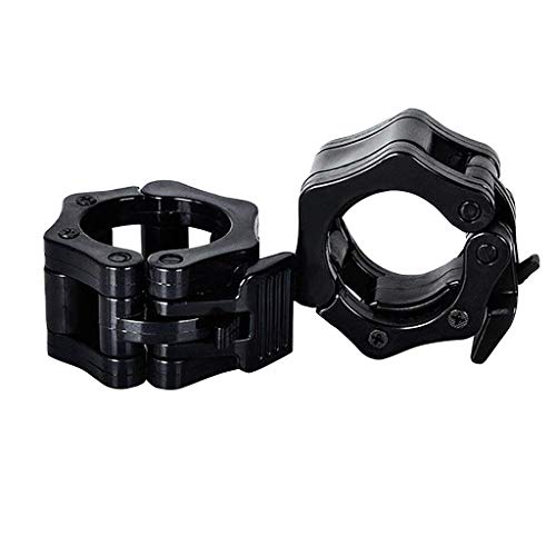 Quick Release Non-Slip Pair 2" Olympic Barbell Collar Abs Locking Set, Black Clamps Great For Pro Training/Workout Weightlifting/Fitness Training… #TOP1