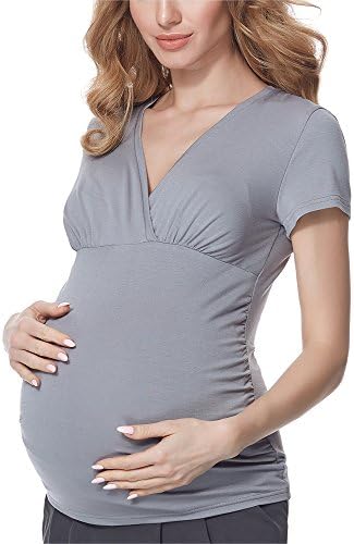 Bellivalini Damen Umstands Shirt mit Stillfunktion BLV50-123