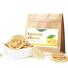 Premium Dried Lemon Slices 3oz, Natural Dehydrated Fruit, No Preservatives,No Sugar Added