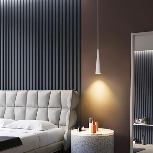 Suspension bar de cuisine noire réglable à led pour îlot - 7