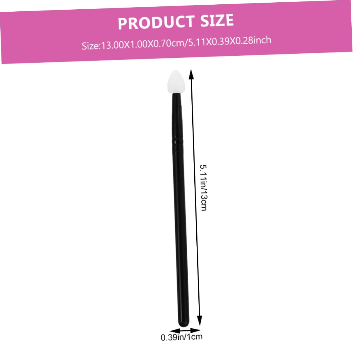 Gogogmee Sponge Eyeshadow Applicator 3pcs Eye Shadow Brush Set Makeup Brushes for Women Beauty Kit