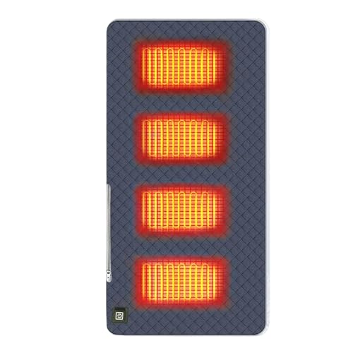 Almohadillas térmicas, almohadilla térmica con 3 ajustes, calentador de asiento para el hogar, función alimentada por USB, dispositivo fácil de usar, accesorio de viaje de calentamiento, calentador de