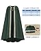 FCCAM Long Hooded Cloak for Women Suede Green Hooded Cape Medieval Renaissance Cloak Halloween Costume M