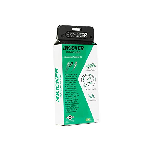 KICKER 47KMIY Adaptador Y RCA macho con hembra miniatura 7