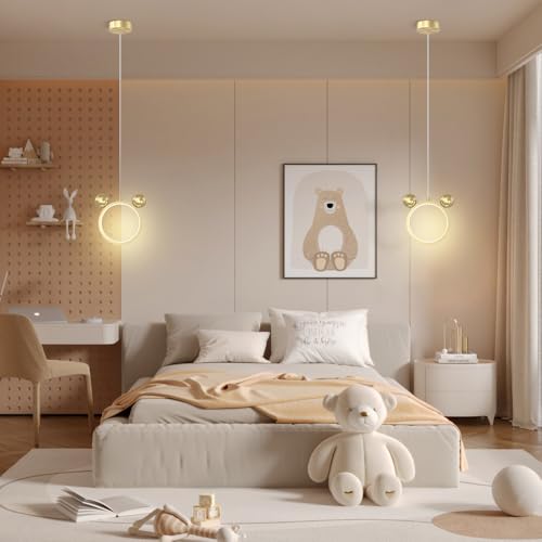 Lámpara de araña LED de 12 W sin parpadeos para dormitorio 3