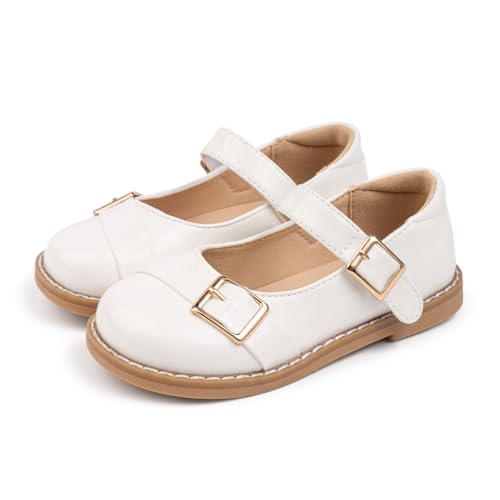 Toddler Girls Mary Jane Flats Little Kids School Uniform Dress Shoes Oxford for Wedding Party Church3