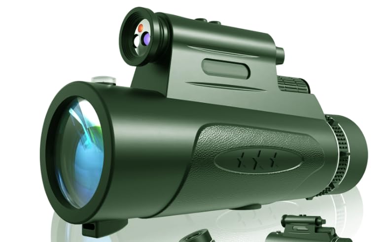 Monocular Telescope Wildlife forHiking Light Green