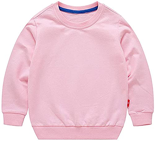 HAXICO Kids Solid Cotton Pullover Sweatshirt