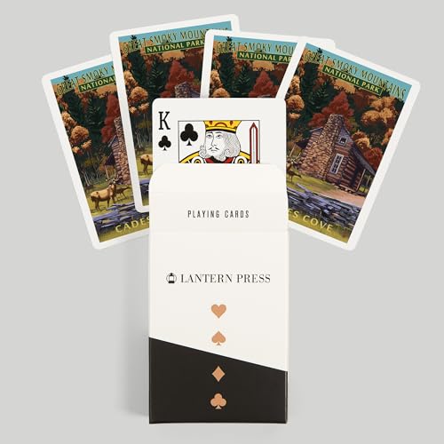 Lantern Press naipes póker Great Smoky Mountains 52 cartas miniatura 6