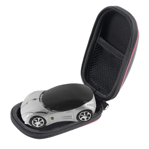 Ratón inalámbrico ergonómico 3D de coche deportivo con funda protectora