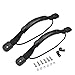 KAYAK maniglie in canoa canoa montaggio laterale con maniglie accessori kayak set per kayaks valigia bagagli tavola da surf nero 2pcs, kayak maniglia set per all'aperto