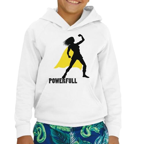 Sweat à capuche enfant Fabulous cadeau idéal motif Maman Powerful - 2