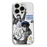 [SDCADQ] For Jung Kook 周辺 アイフォン クリアケース ソフトシェル 小物 ジョングク iPhone多機種対応 クリアケース iP15ケース TPU 透明ソフトシェル 携帯電話カバー ファッション 応援 グッズ プレゼント (ip16)