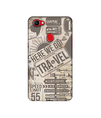 Image of Basic Case for Oppo F7 (Plastic Multicolor)