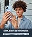 FNTCASE for iPhone 12 Pro Max Case: Strong Magnetic Anti-Yellowing Slim Clear Case | Military Grade Protective & Shockproof Rugged Drop Protection Thin Transparent Cell Phone Cover(A-Clear)