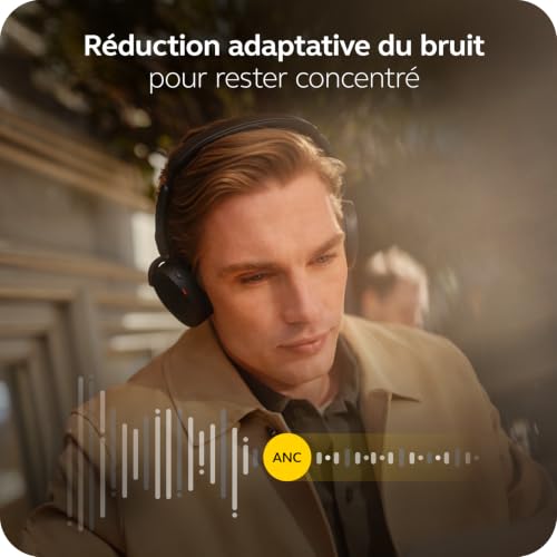 Jabra Evolve3 65 Flex Casque Sans fil Arceau BureauCentre d'appels USB Type C Bluetooth - vue 3