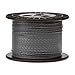 24 AWG Gauge UL1061 Stranded Hook Up Wire, 300V, 0.044" Diameter, Gray, 250 ft Length