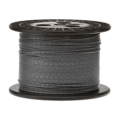 24 AWG Gauge UL1061 Stranded Hook Up Wire, 300V, 0.044 Diameter, Gray, 500 ft Length
